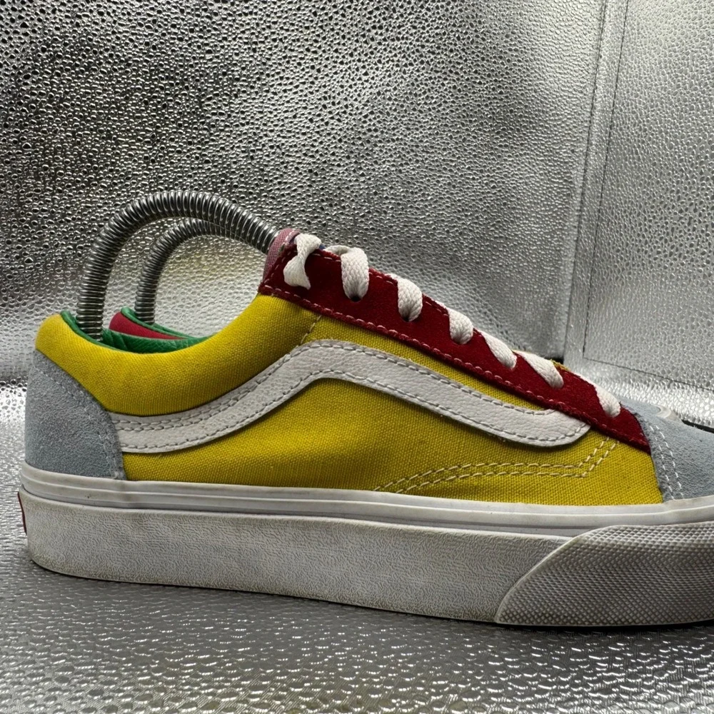 Size 7 Vans Old Skool Sneakers Womens Multi Color Excellent Colorblock Suede
